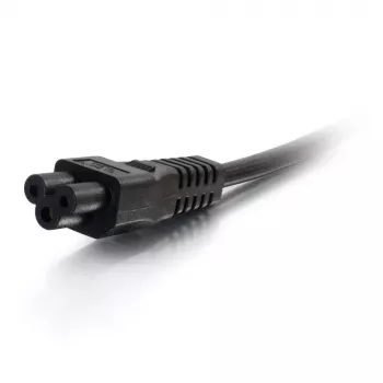 C2G 1 m Europos nešiojamojo kompiuterio maitinimo laidas CEE 7/7 į IEC 60320 C5 250 V 3 A