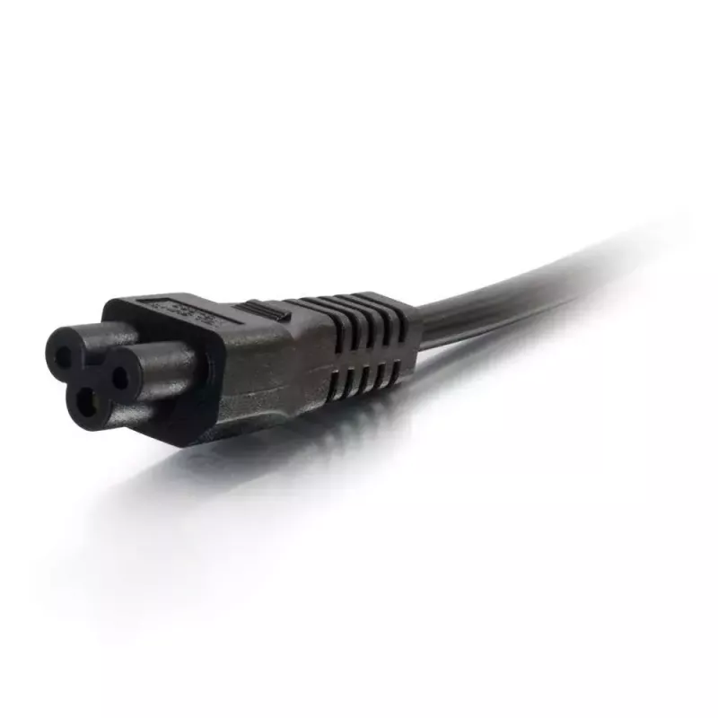 C2G 1 m Europos nešiojamojo kompiuterio maitinimo laidas CEE 7/7 į IEC 60320 C5 250 V 3 A