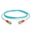C2G InfiniBand/šviesolaidinis kabelis 10 m LC OFNR Turkio spalvos 50 µm Pilnas dvipusis perdavimas