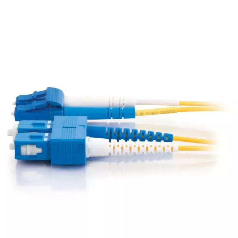 C2G InfiniBand/šviesolaidinis kabelis 2 m LC SC OFNR Geltonas