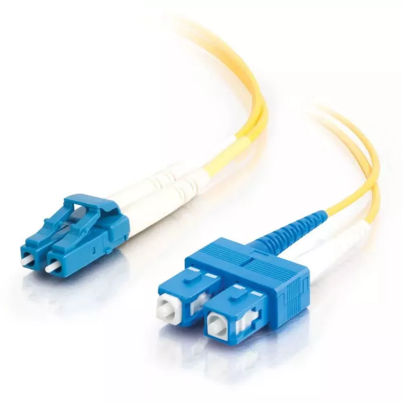 C2G InfiniBand/šviesolaidinis kabelis 2 m LC SC OFNR Geltonas
