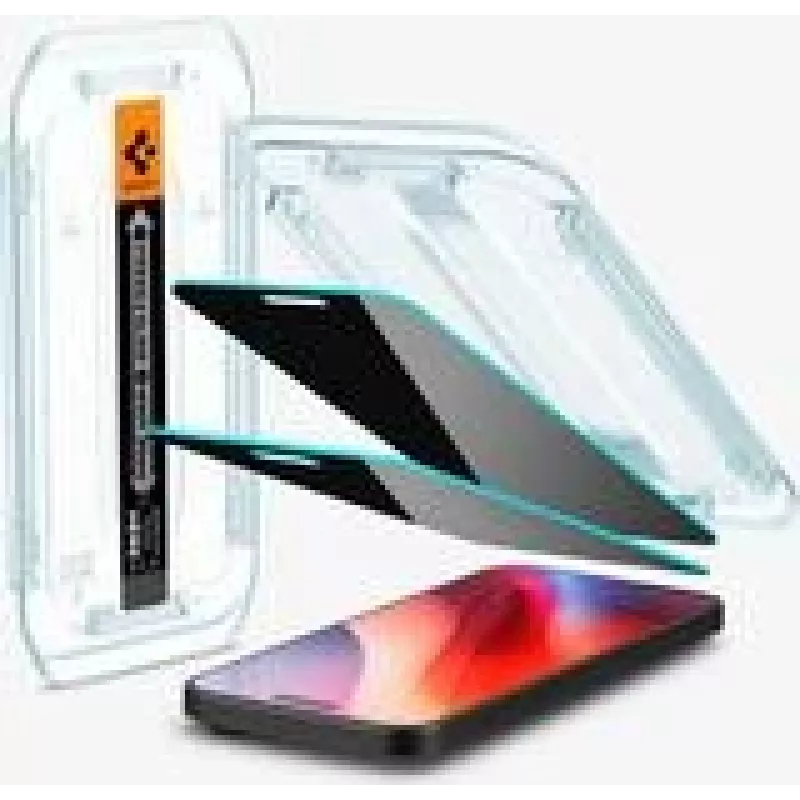 Spigen GLAS.TR ”EZ FIT” 2-pakuotė iPhone 16 Pro Max / 17 Pro Max privatumas
