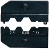 Knipex Crimp-Profile RG 58, 59, 62, 71, 223 koaksialinė jungtis 97 49 40 (97 49 40)