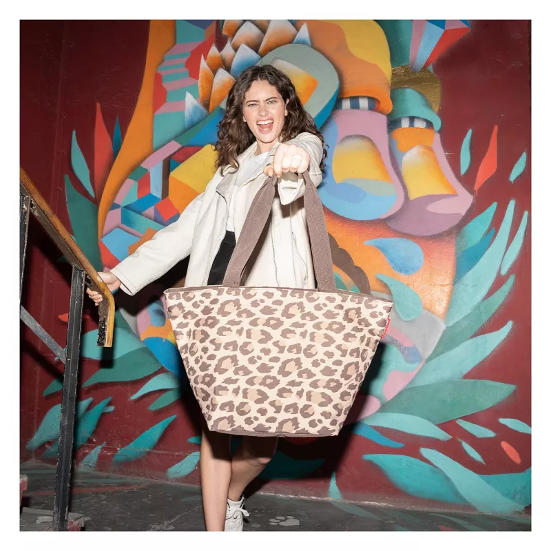 reisenthel Shopping Bag shopper M LEO MACCHIATO sintetinis pluoštas rudas ZS6048 (ZS6048)