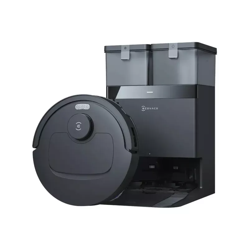 Robotų dulkių siurblys Ecovacs Deebot T30C Gen 2 su 0,26 l dulkių talpa, Li-Ion 12 V baterija, 180 min veikimo laikas, juoda