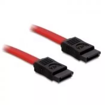 Delock SATA laidas 30cm tiesus/tiesus raudonas (84247)