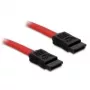Delock SATA laidas 30cm tiesus/tiesus raudonas (84247)