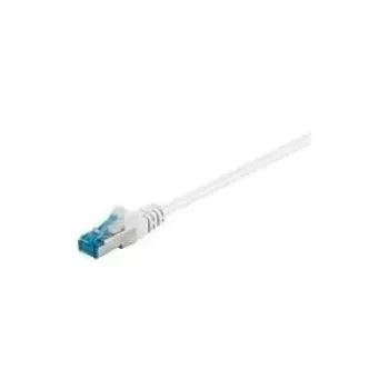 Wentronic Goobay CAT 6a komutacinis kabelis, S/FTP (PiMF), White, 3 m - LSZH Halogen-Free, Copper (93790)
