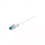 Wentronic Goobay CAT 6a komutacinis kabelis, S/FTP (PiMF), White, 3 m - LSZH Halogen-Free, Copper (93790)