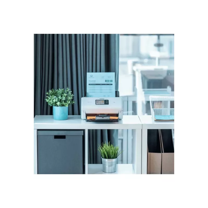 Dokumentų skaitytuvas Brother ADS-4550WTC1 su dvipusiu skenavimu ir belaidžiu ryšiu