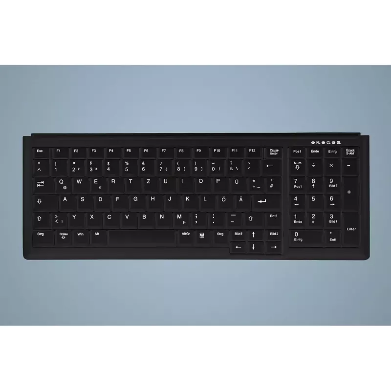 Active Key AK-7000 klaviatūra universali USB QWERTY US International juoda