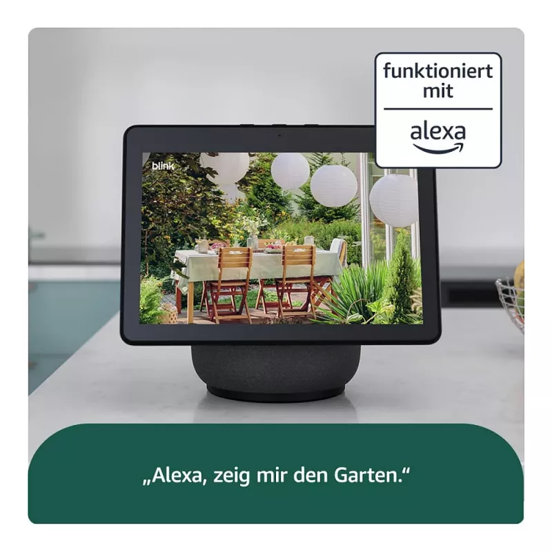 AMAZON (RING) Blink Outdoor 4 - tinklo stebėjimo kamera - lauko zona, vidaus zona - atspari oro sąlygoms - spalvota (diena / naktis) - 1080p - garsas - belaidė - Wi-Fi (B0B1N5RL1Q)