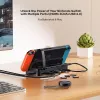 Del ninės žaidimų konsolės dok stotis Unitek G1002F01 — USB prijungimo jungtis, juoda