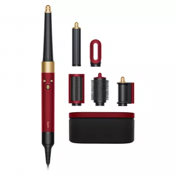 Airwrap i.d. Straight + Wavy Limited Edition, Multistyler Raudonas/auksinis, Bluetooth
