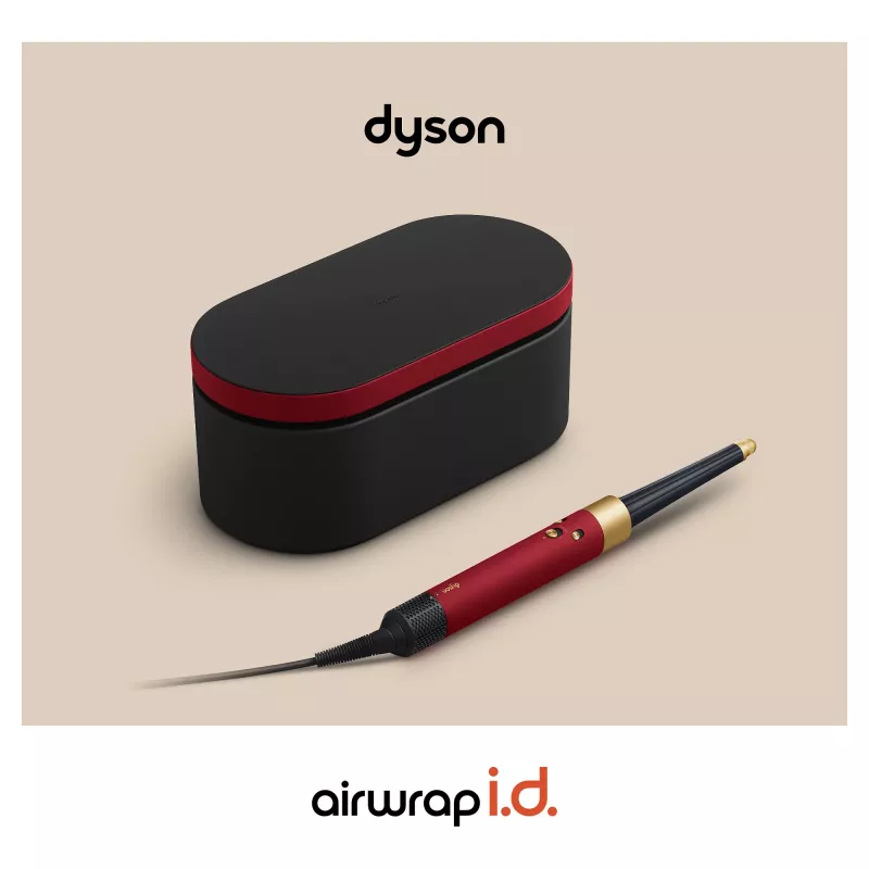 Airwrap i.d. tiesus + Wavy Limited Edition, daugiafunkcis formuotojas raudonas/auksinis, Bluetooth