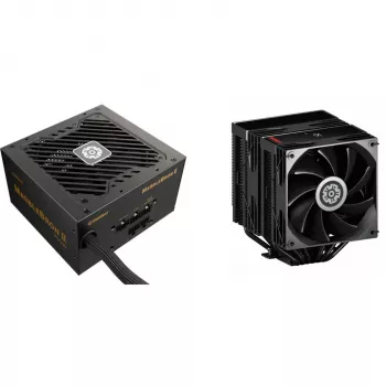 Thermal Grizzly DeltaMate jungtis HT14 (juoda) – tvirtinimo priedas, skirtas CPU/GPU aušinimui, modelis TG-DM-FIT-0014