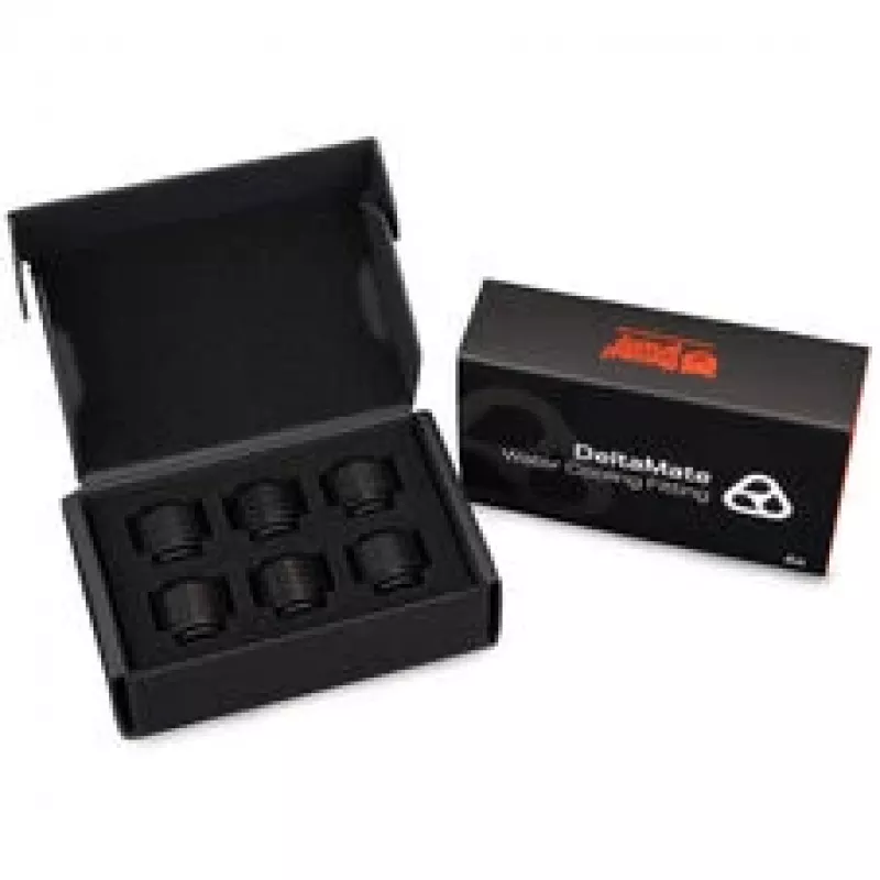 Thermal Grizzly DeltaMate Fitting ST16 Juoda — 6-Pack šilumos pado išlyginimo priedas