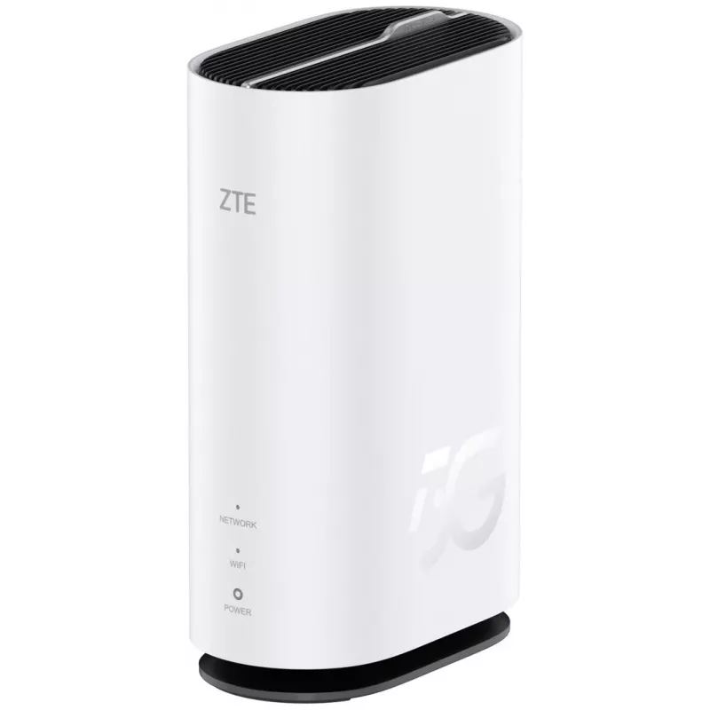 ZTE G5C – Gigabit Ethernet dviejų dažnių (2,4 GHz / 5 GHz) „Wi-Fi 6“ 4G/5G belaidis maršruto parinktuvas, baltas