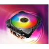 Oro aušintuvas Gembird CPU-HURACAN-ARGB-X140 12 cm, juoda, balta, 800–1600 RPM