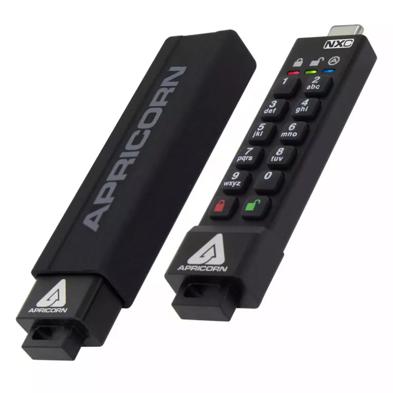 USB Flash Drive Apricorn 64GB USB Type-A 3.2 Gen 1 Aegis Secure Key 3NXC