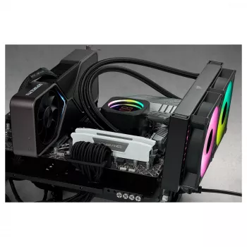 Corsair Vengeance 32GB (2x16GB) DDR5 6400MHz CL36 stalinio kompiuterio atminties rinkinys – baltas