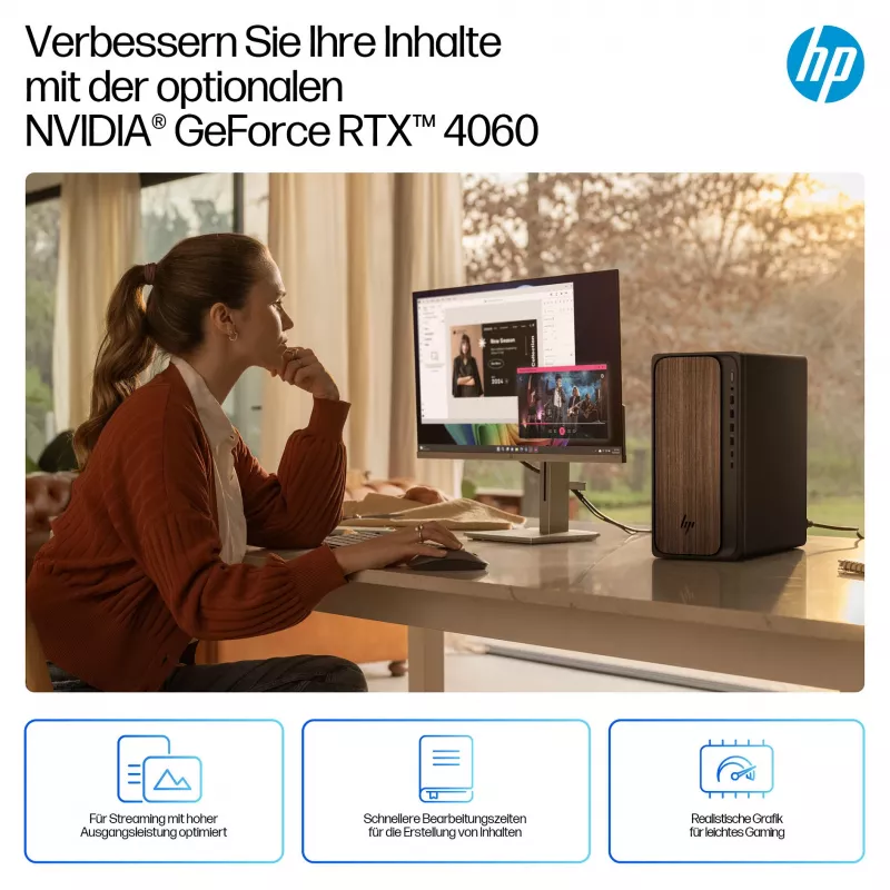 HPI OmniDesk AI M03-0057ng - Intel Core Ultra 5 225, 16 GB RAM, 512 GB SSD, Windows 11 Home