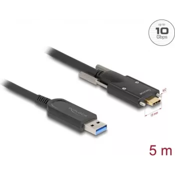 Aktyvus optinis kabelis DeLOCK 83200 USB 10 Gbps Type-A į Type-C 5 m