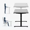 mark adler Leader 7.3 Juoda — reguliuojamo aukščio ergonomiška darbo vieta