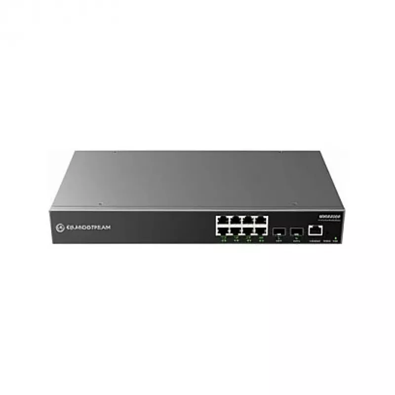 Valdomas komutatorius Grandstream GWN7801P Pro L2++ su 8x 1Gb RJ45, PoE+, SFP, DHCP, CLI, VLAN