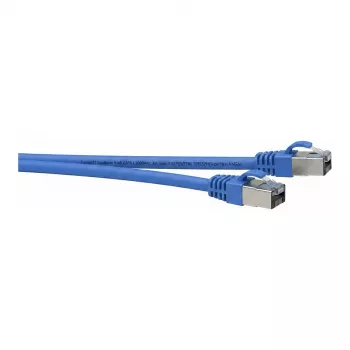 “Synergy21” komutacinis kabelis RJ45, CAT8.1 2000MHz, 3 m, mėlynas, S-STP(S/FTP), TPE/LSZH(SuperFlex), AWG26,