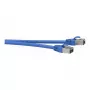 “Synergy21” komutacinis kabelis RJ45, CAT8.1 2000MHz, 3 m, mėlynas, S-STP(S/FTP), TPE/LSZH(SuperFlex), AWG26,