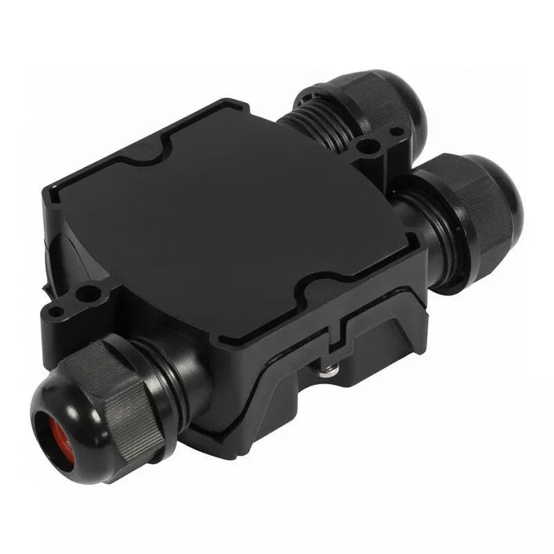 Synergy21 lauko kabelių jungtis IP66 dėžutė su 3 prievadais