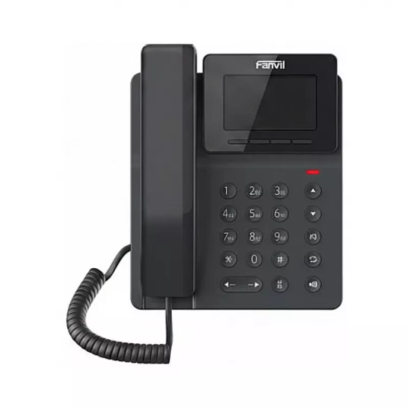 IP telefonas Fanvil V50P, bazinio lygio VoIP ragelis, SIP, stalinis telefonas