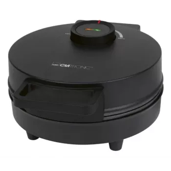 Vaflinė CLATRONIC WA 3832 — 1 apvalus vaflis, 1200 W, 20 cm plokštės, juoda