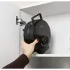 Vaflinė CLATRONIC WA 3832 — 1 apvalus vaflis, 1200 W, 20 cm plokštės, juoda
