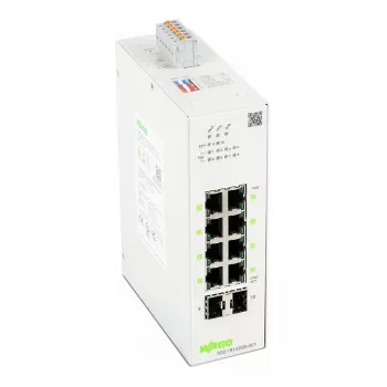 WAGO 852-1813/000-001 Lean-Managed-Switch 8 Port 1000Base-T 2-Slot 1000Base-SX/L