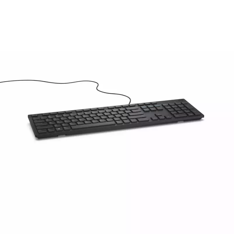 DELL KB216 klaviatūra universali USB QWERTY UK English juoda pilno dydžio laidinė