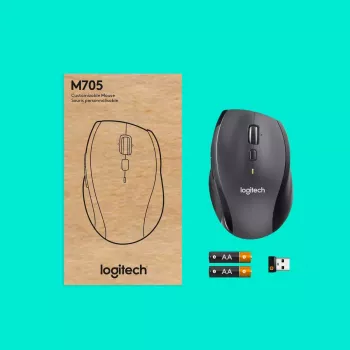 Pelė Logitech Marathon M705 Wireless USB juoda