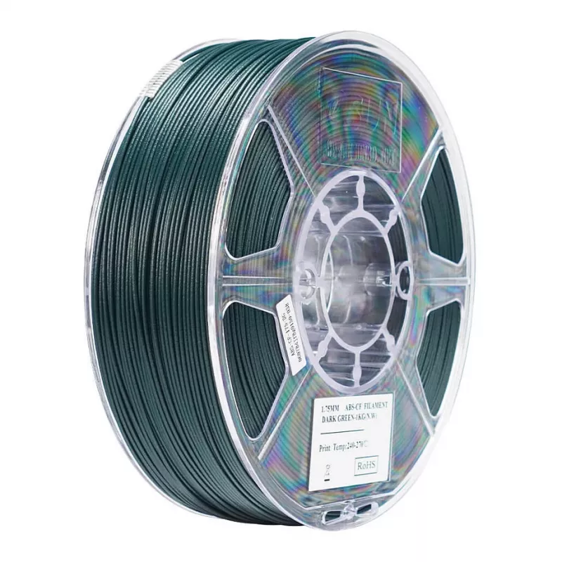 Esun EABS-CF 1,75 mm TAMSIAI ŽALIAS 1 kg