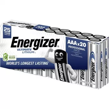 Energizer Ultimate FR03 Micro AAA -Battery Lithium 1250 mAh 1.5 V 20 vnt. (E304283300)