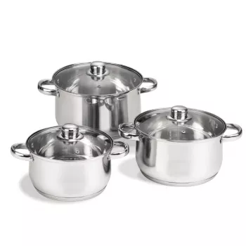 Virtuvės indų rinkinys Maestro MR-2020-6XL — 6 dalių puodų rinkinys
