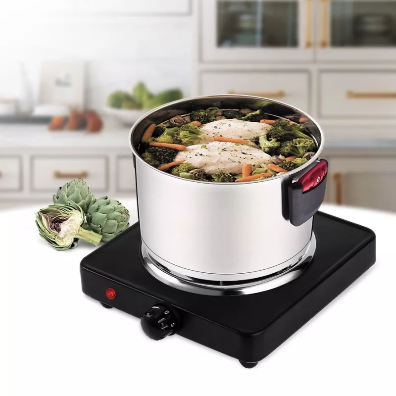 Elektrinė vienos kaitvietės viryklė Maestro MR-770-1 1000W — kompaktiška nešiojama elektrinė kaitlentė