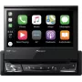 AVH-Z7200DAB, juoda, 1 DIN, CD, DVD, MOSFET, AAC, FLAC, MP3, WAV, WMA, JPEG