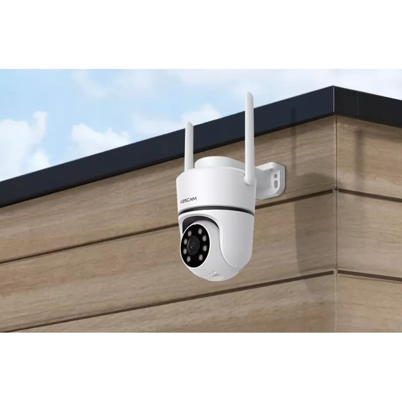 IP kamera Foscam PD5 5MP balta — išorinė/vidinė tinklo stebėjimo kamera, 5 MP skiriamoji geba
