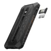 Patikimas išmanusis telefonas UleFone RugKing 2 Pro — 4 GB RAM, 128 GB atminties, juodas