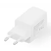 Sieninis įkroviklis DIGITUS USB GaN 45W — 1× USB-C, 1× USB-A, įėjimas 100–240 V, baltas