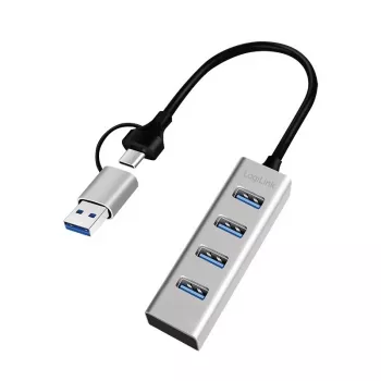 USB 3.0 šakotuvas, 4 prievadai USB-A, 5 Gbit/s