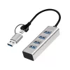 USB 3.0 šakotuvas, 4 prievadai USB-A, 5 Gbit/s