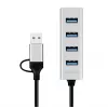 USB 3.0 šakotuvas, 4 prievadai USB-A, 5 Gbit/s