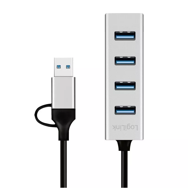 USB 3.0 šakotuvas, 4 prievadai USB-A, 5 Gbit/s